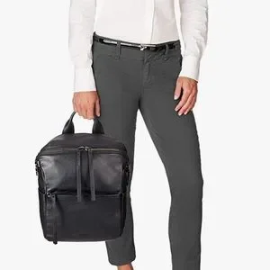 Tumi | Bags | Nwt Tumi Mezzanine Pat Backpack Black Leather  display picture 1